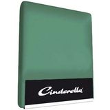 Hoeslaken Cinderella Green 25 cm (Jersey)-180 x 200/210 cm