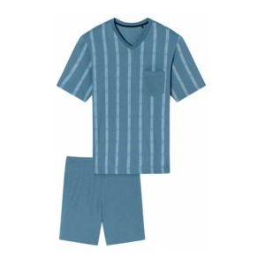 Pyjama Schiesser Men 181161 Bluegrey-Maat 54