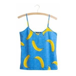 SNURK - Strap Top - Blauw - Banana - Dames