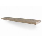 Zwevende wandplank gebruikt steigerhout 90 x 20 cm