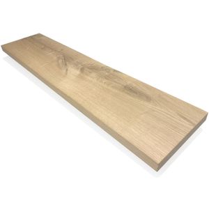 Rustiek eiken 25mm plank massief recht 100 x 14 cm