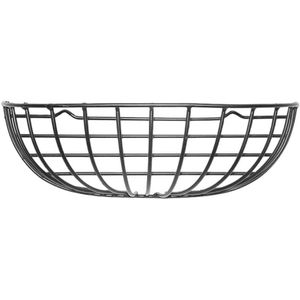 Hanging basket ruif muurmodel zwart metaal - M