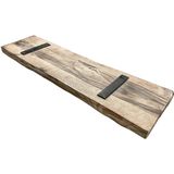 Rustiek eiken spoorwegplank 80 x 30 cm