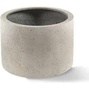 Grigio plantenbak Cylinder M antiek wit betonlook