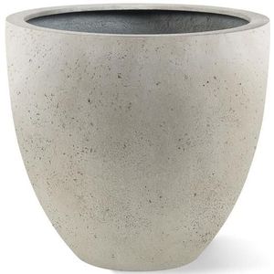 Grigio plantenbak Egg Pot XL antiek wit betonlook