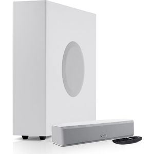 Teufel - CINEBAR ONE+ - Soundbar - Wit - Bluetooth - Subwoofer