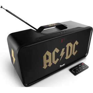 BOOMSTER - AC/DC Edition - Draagbare Outdoor-Speaker - Night Black