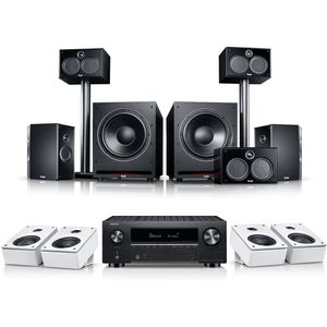 SYSTEM 6 THX - DENON X3800H - Home Cinema Set - Zwart/wit - 5.2.4-Set