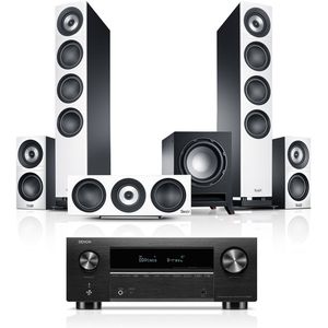 DEFINION 3 - Surround Set - Wit/Zwart - Denon X3800H - 5.1