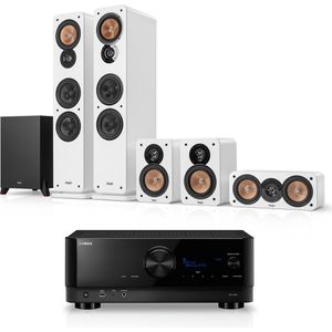 ULTIMA 40 Surround - 5.1 Set - Wit - Inclusief Yamaha RX-V6A
