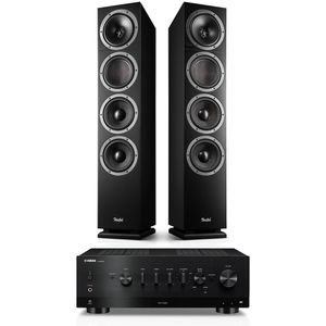 THEATER 500 + Yamaha R-N800A, Zwart