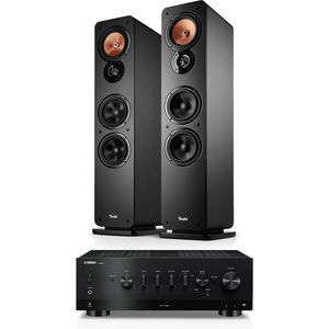 ULTIMA 40 + Yamaha R-N800A, Zwart