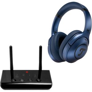 REAL BLUE - Bluetooth Koptelefoon - Steel Blue - Met FeinTech Bluetooth Audio Systeem