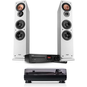 ULTIMA 40 KOMBO 3 - Systeem - Wit - Inclusief DUAL DT 250 USB Platenspeler