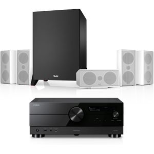 CONSONO 35 + Yamaha RX-A2A ""5.1-Set"", Zwart/wit
