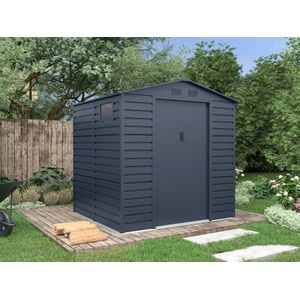 Tuinhuis - ADELMO - Antracietgrijs - Staal - 4.15 m2