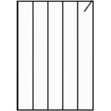 Wand voor inloopdouche met industriële stijl ATALIA - 140 x 200 cm