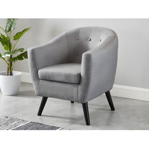 Fauteuil van stof MIOKAS - Grijs