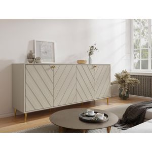 Pascal Morabito - TEODA - Buffetkast - Beige - MDF/Spaanplaat/Metaal