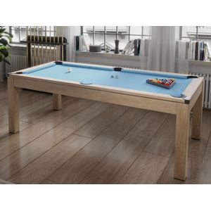 Moduleerbare tafel - Biljart en tafeltennis BALTHAZAR - 213 x 112 x 81.5 cm - Blauw