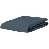 ESSENZA Premium Percale Hoeslaken Stone blue - 120x200 cm