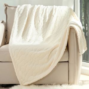 Cozy Bliss Luxury Milky Pluche Plaid Crème 270 x 230 cm