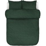 Marc O'Polo Dekbedovertrek Valka Deep green 200 x 220 + 2x 60 x 70 cm