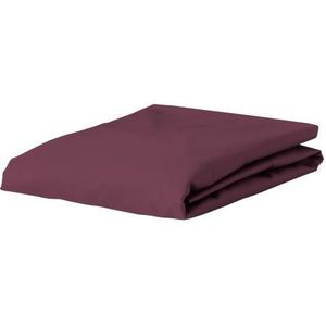 ESSENZA Premium Percale Hoeslaken Marsala - 90x220 cm