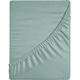 Ten Cate Premium 100% Katoen Satijnen Hoeslaken - 160x200 - Mineral Mint