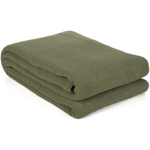 Yellow ICA bedsprei - Army Green - 180 x 260 cm