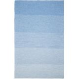 Marc O'Polo Plaid Nordic knit melange Denim blue 130 x 170 cm