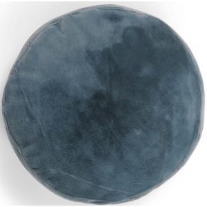 Essenza Sierkussen Mads Furry Sierkussen Denim Blue 45 Round