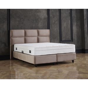 Dreamhouse Opbergboxspring Missisippi Taupe 160 x 200 cm