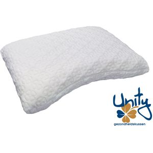 Mahoton Hoofdkussen Unity Gezondheidskussen Soft 12 cm - incl. 2 stuks molton kussenslopen