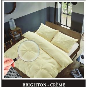 Luna Hotel Home Collection - Dekbedovertrek - Brighton - Crème