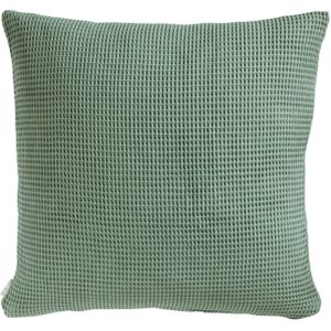 Heckett & Lane Kussensloop Wafel Pillowcase Granite Green 50 x 50 cm