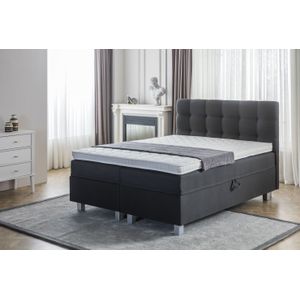 Dreamhouse Boxspring Big Storage Zwart 180 x 200 cm