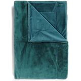 Essenza Plaid Furry reef green 150 x 200 cm