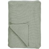 Marc O'Polo Plaid Nordic knit Garden Green 130 x 170 cm