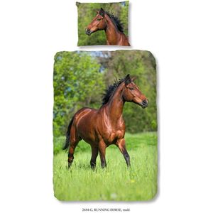 Good Morning Dekbedovertrek Running Horse 140 x 200/220 cm + 1 kussen