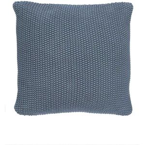 Marc O'Polo Sierkussen vierkant Nordic knit Sierkussen vierkant Smoke blue 50x50