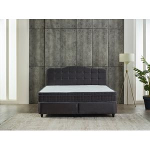 Dreamhouse Opbergboxspring Marrakech Velvet Antraciet 180 x 200 cm