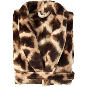 Zo!Home Badjas Giraffe Brown S