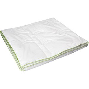 Polydaun Bamboe Zomerdekbed - Eenpersoons - 140x220 cm- Wit