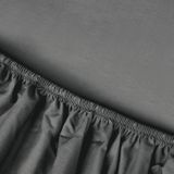 Kayori Shizu Perkal Hoeslaken Dubbel-split-topdekmatras Antracite 160x210 cm