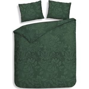 Heckett & Lane Dekbedovertrek Boas Halo Green 200 x 200 220 cm + 2 slopen 60 x 70 cm