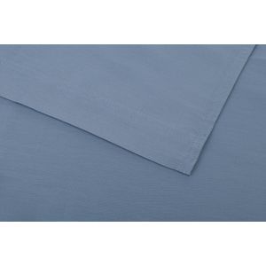 Zohome Satinado Laken - Eenpersoons - Katoensatijn - 160x290cm - Blauw