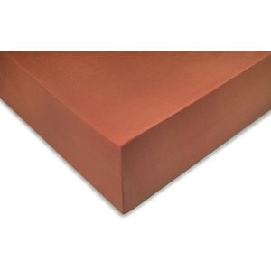 Zo!Home Hoeslaken Satinado fitted sheet Copper Orange 90 x 210 220 cm