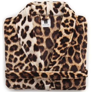 Zo!Home Badjas Leopard Brown M