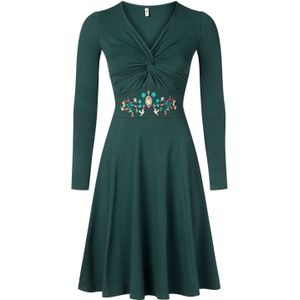 Blutsgeschwister - Hot Knot - Jurk - Smaragd - Jersey